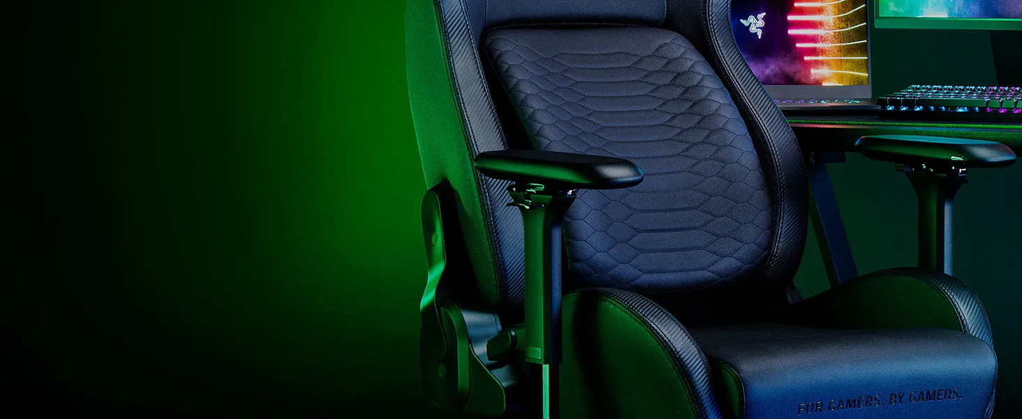 Razer Iskur Gaming Chair - Green/Black overview 3