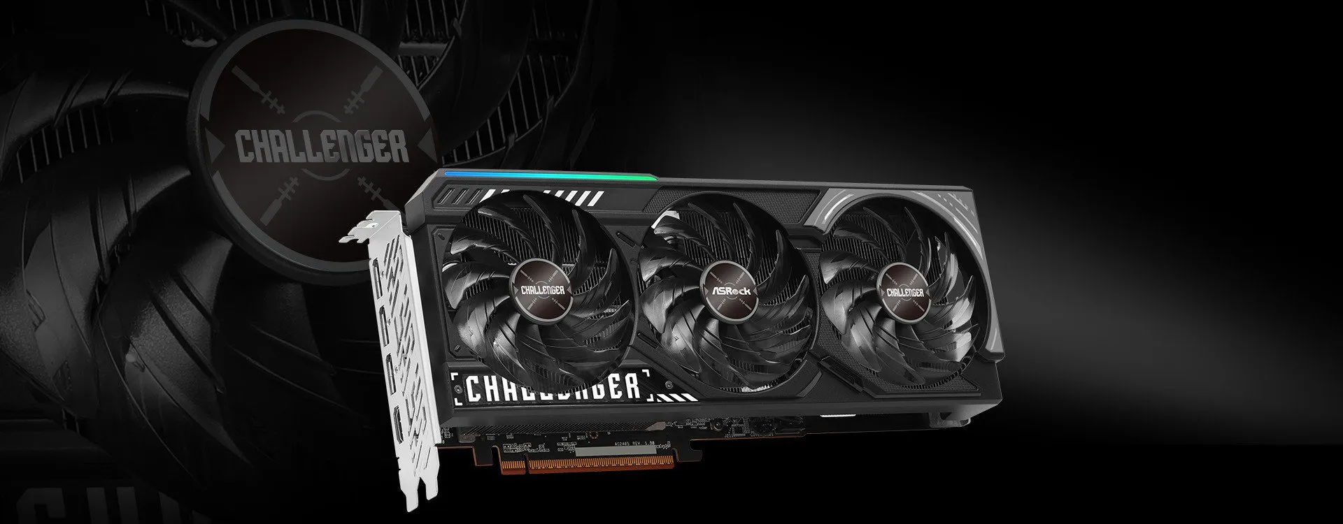 ASRock RX 9070 Challenger 16GB Graphics Card overview 1