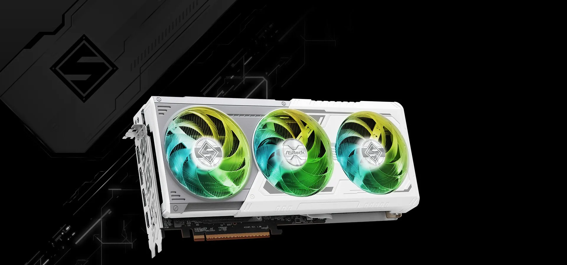 ASRock RX 9070 XT Steel Legend 16GB Graphics Card overview 3