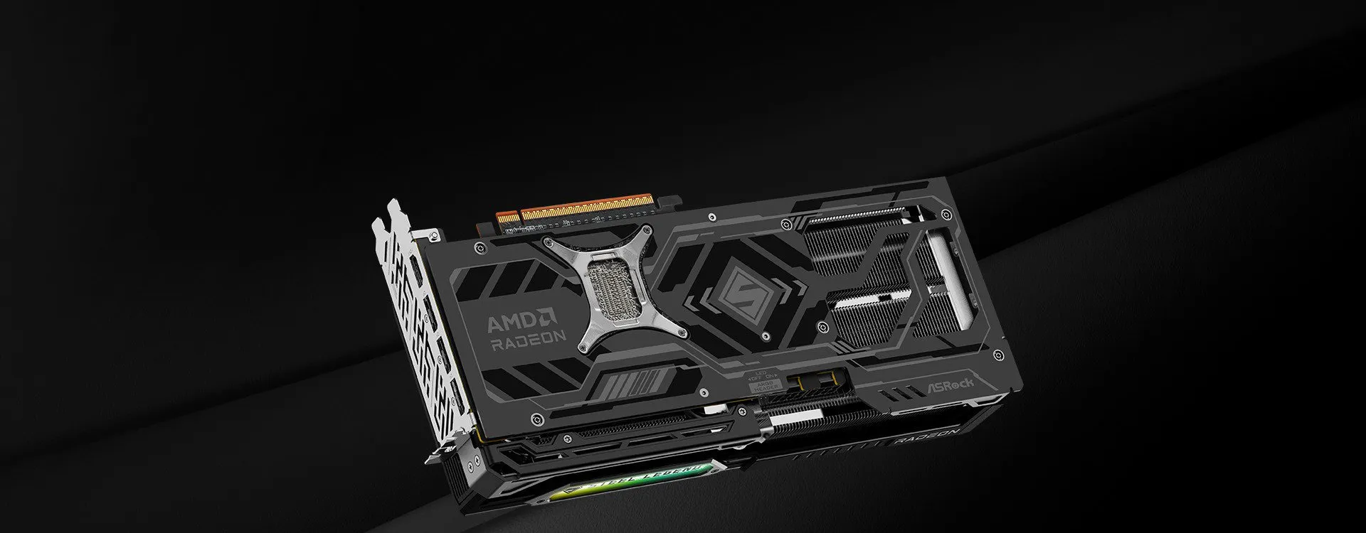 ASRock RX 9070 XT Steel Legend Dark 16GB Graphics Card overview 4