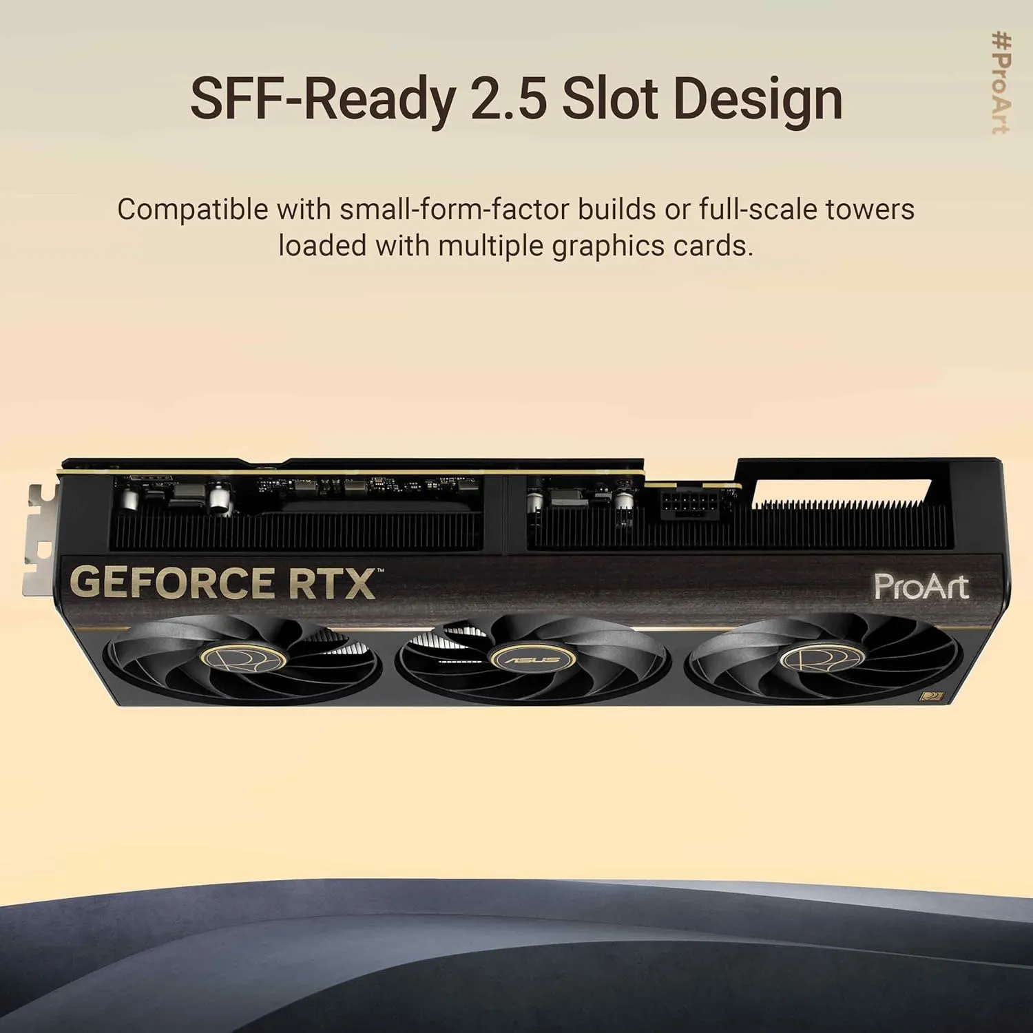 ASUS ProArt RTX 5080 16GB GDDR7 OC Edition Graphics Card (PROART-RTX5080-O16G) overview 2