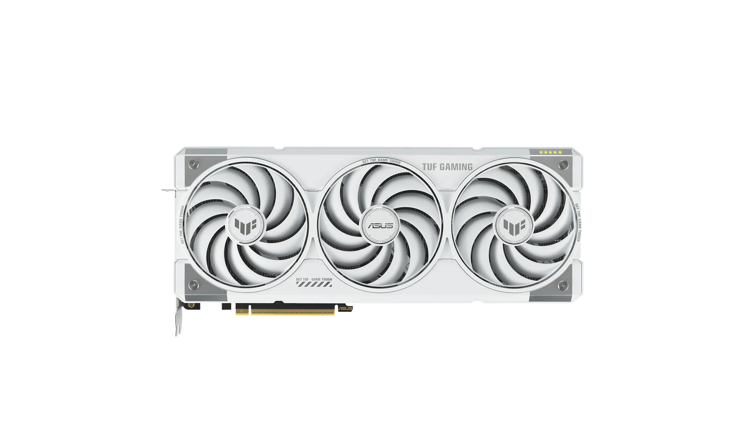ASUS TUF Gaming RTX 5070 Ti OC 16GB GDDR7 White Graphics Card overview 1