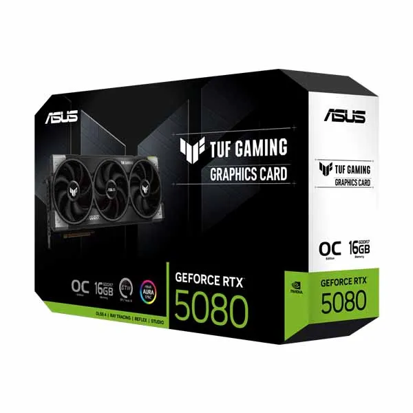 ASUS TUF Gaming RTX 5080 16GB GDDR7 OC Edition Graphics Card