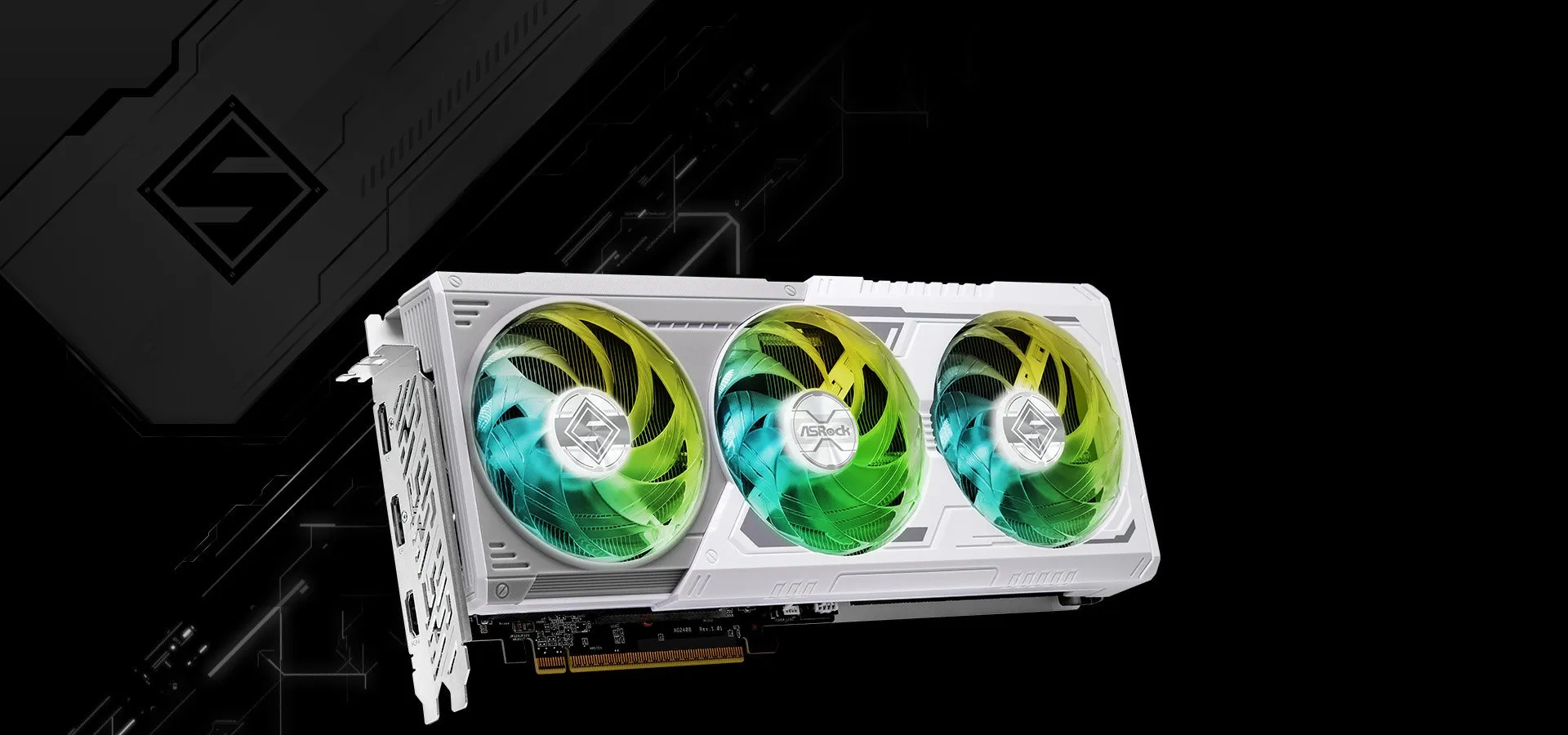 Asrock AMD Radeon RX 9060 XT Steel Legend 16GB OC Graphics Card overview 3