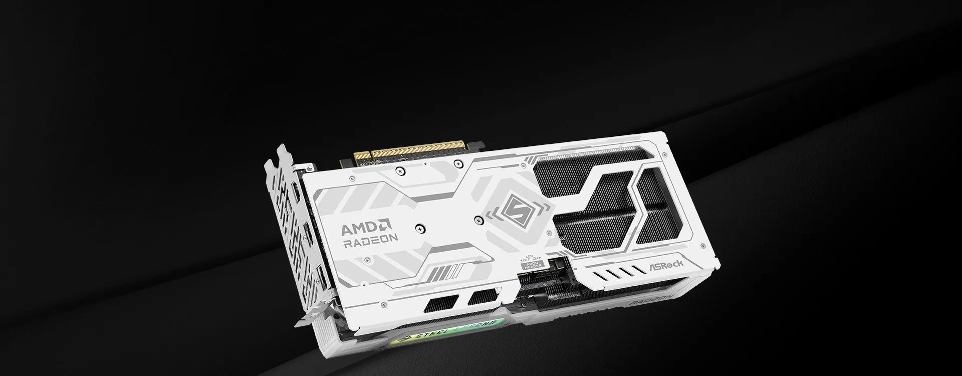 Asrock AMD Radeon RX 9060 XT Steel Legend 16GB OC Graphics Card overview 4