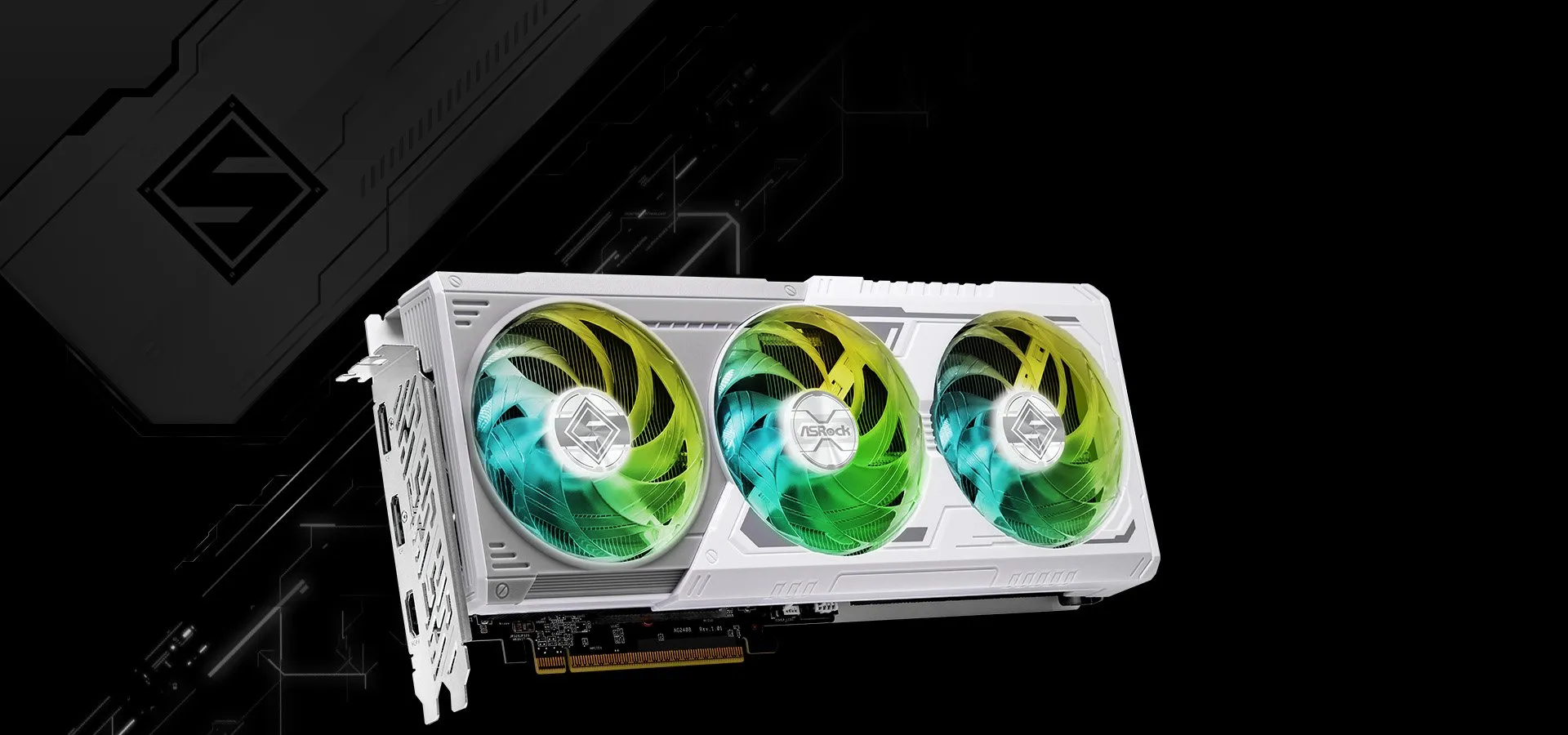 Asrock AMD Radeon RX 9060 XT Steel Legend 8GB OC Graphics Card overview 3