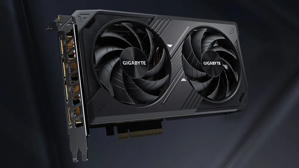 Gigabyte GeForce RTX 5060 WINDFORCE OC Graphics Card overview 1