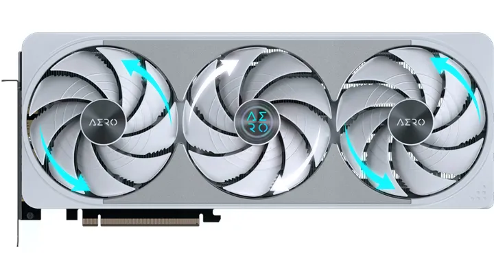 Gigabyte GeForce RTX 5070 AERO OC 12G Graphics Card overview 2
