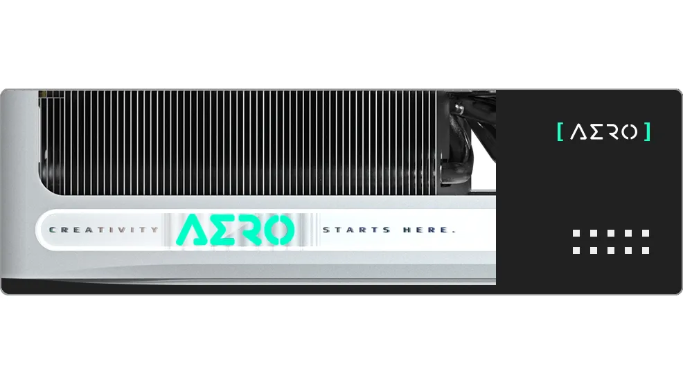 Gigabyte GeForce RTX 5070 AERO OC 12G Graphics Card overview 4