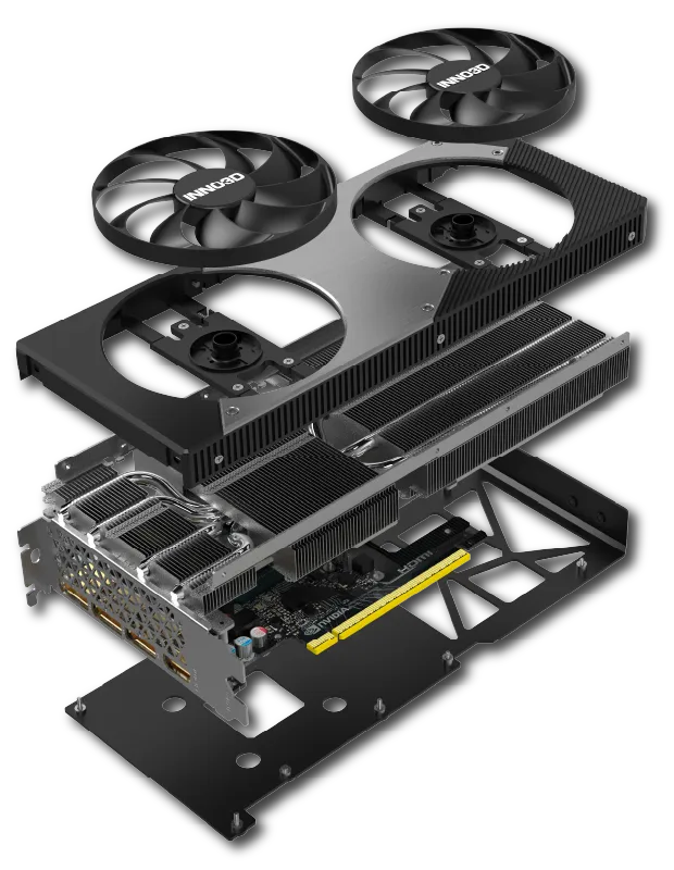 INNO3D GeForce RTX 5060 Ti 16GB TWIN X2 Graphics Card overview 7