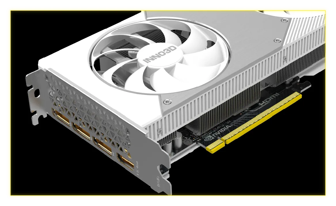 INNO3D GeForce RTX 5060 Ti 16GB TWIN X2 OC WHITE Graphics Card overview 5