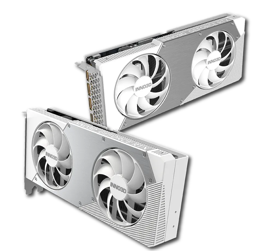 INNO3D GeForce RTX 5060 Ti 8GB TWIN X2 OC WHITE Graphics Card overview 1