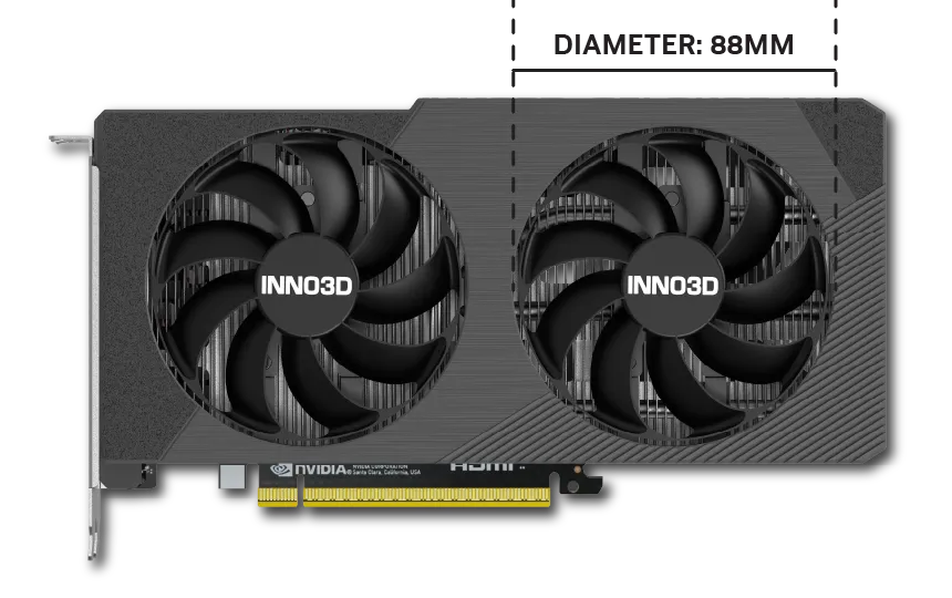 INNO3D GeForce RTX 5060 Twin X2 8GB GDDR7 Graphics Card overview 4