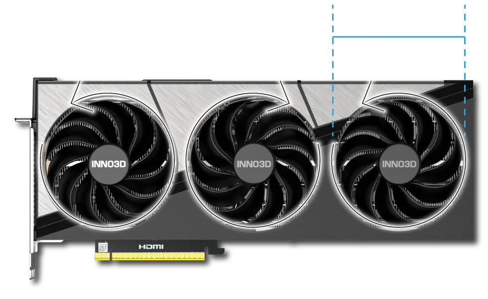 INNO3D GeForce RTX 5090 X3 OC 32Gb GDDR7 Graphics Card overview 9