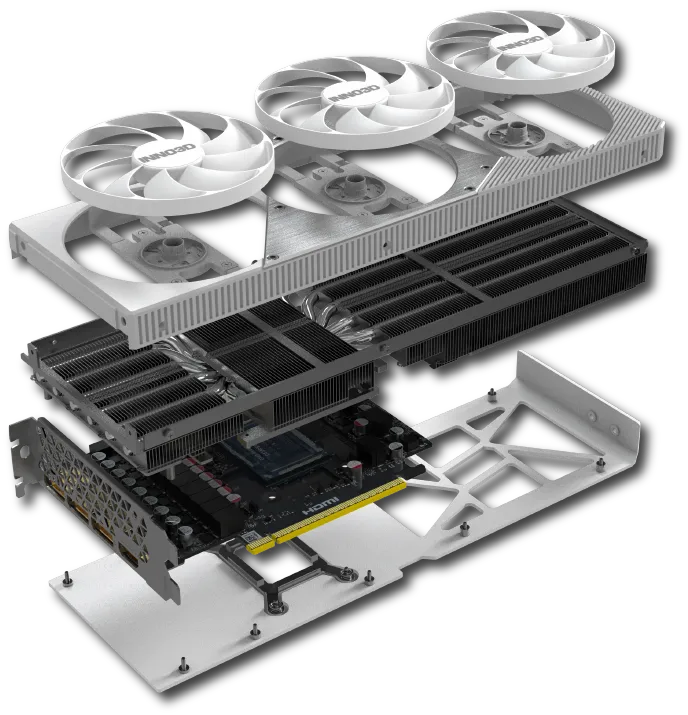 Inno3D RTX 5070 Ti X3 OC WHITE 16Gb GDDR7 Graphics Card overview 14