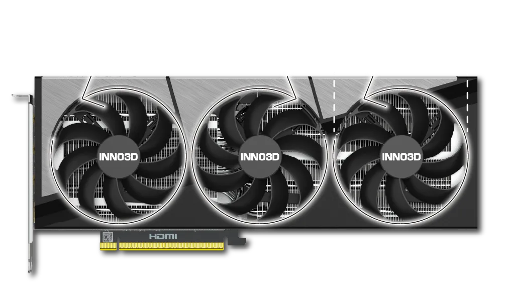 Inno3D RTX 5080 X3 OC 16Gb GDDR7 Graphics Card overview 9