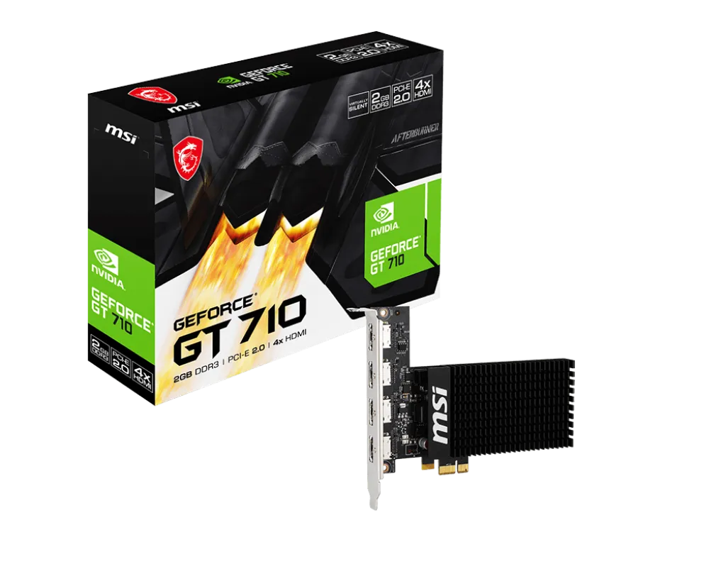 MSI GT 710 2GD3H 4HDMI 2GB Graphic Card overview 1