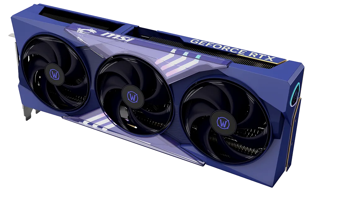 MSI Gaming RTX 5070 12G World of Warcraft Midnight Void Edition OC Graphics Card overview 2