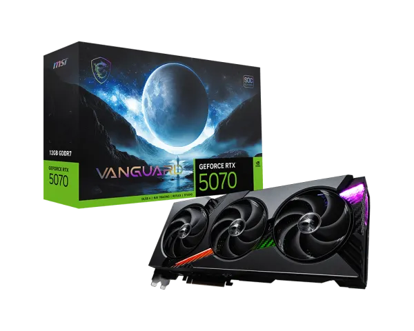 MSI GeForce RTX 5070 Vanguard SOC 12GB Graphic Card overview 1