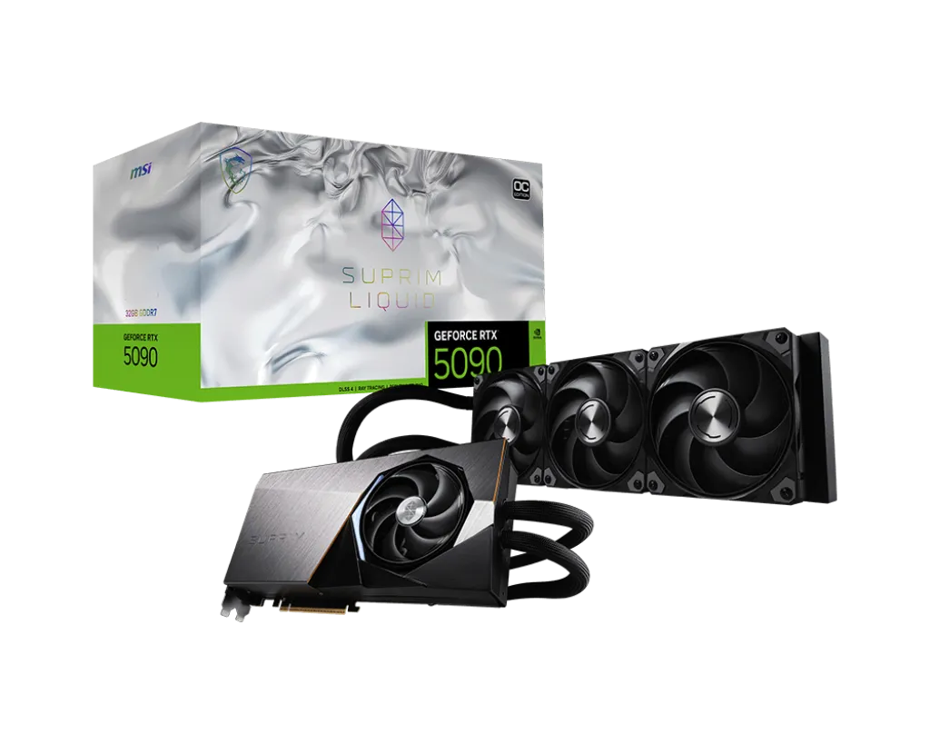 MSI GeForce RTX 5090 Suprim Liquid OC 32GB Graphic Card overview 1