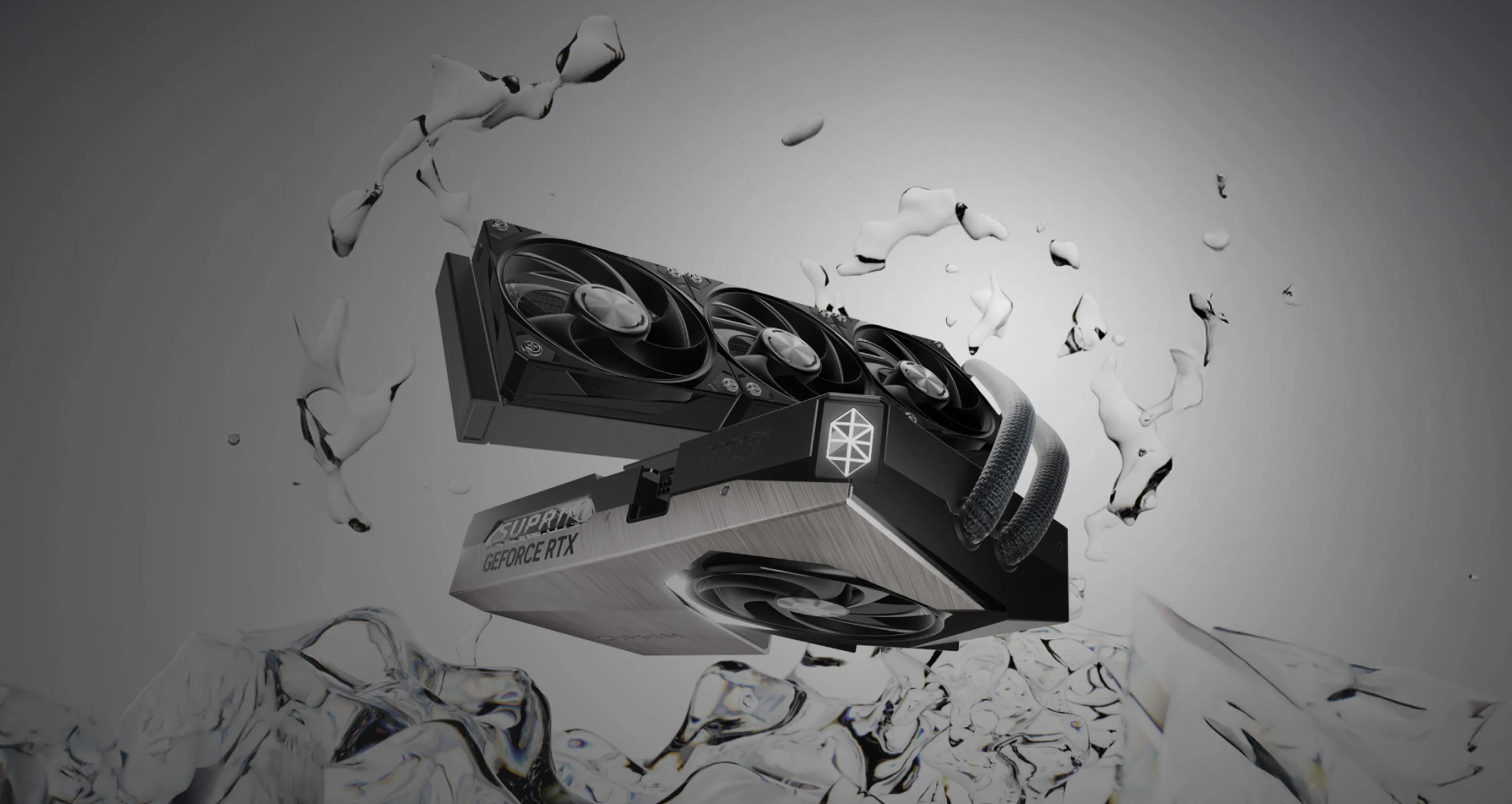 MSI GeForce RTX 5090 Suprim Liquid OC 32GB Graphic Card overview 2