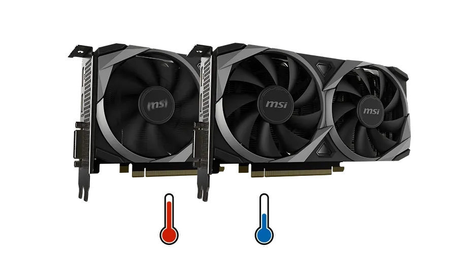 MSI RTX 3050 Ventus 2X XS OC 8GB Graphics Card overview 2