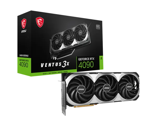 MSI RTX 4090 Ventus 3X E OC 24GB Graphics Card overview 1