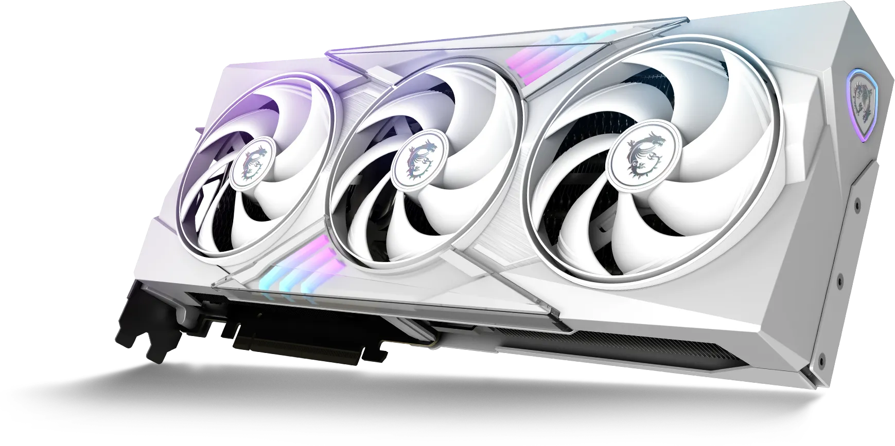 MSI RTX 5070 Gaming Trio OC 12GB GDDR7 Graphic Card White overview 1
