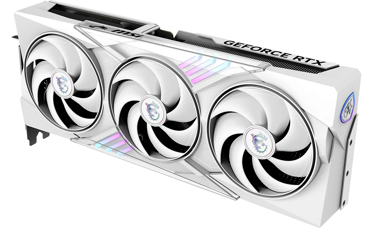 MSI RTX 5070 Ti Gaming Trio OC White 16GB GDDR7 Graphics Card overview 2