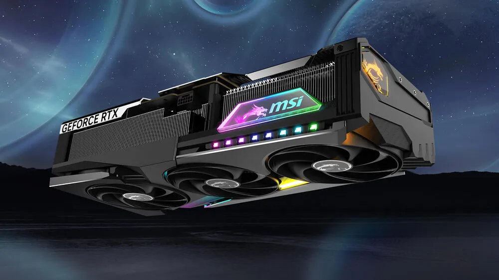 MSI RTX 5080 VANGUARD SOC 16GB GDDR7 GRAPHICS CARD overview 3
