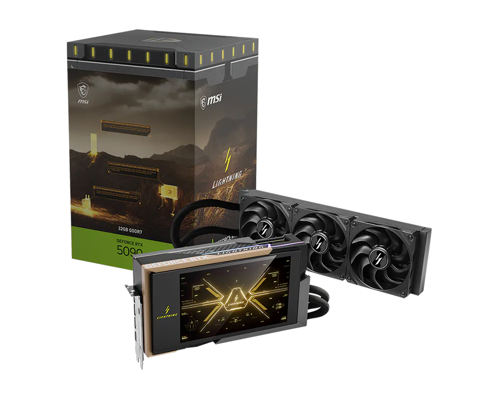 MSI RTX 5090 Lightning Z 32GB GDDR7 Graphics Card overview 1