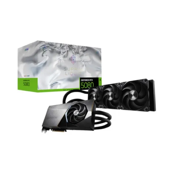 Msi Rtx 5080 Suprim Liquid SOC 16Gb GDDR7 Graphic Card