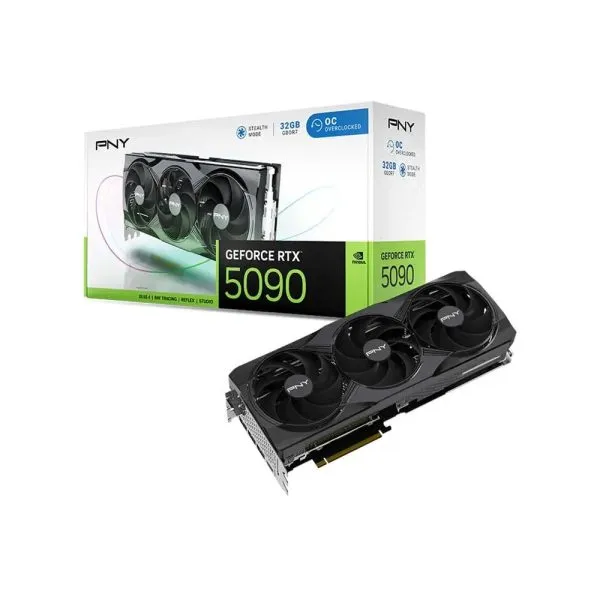 PNY RTX 5090 OC Triple Fan 32Gb GDDR7 Graphics Card (VCG509032TFXPB1-O)