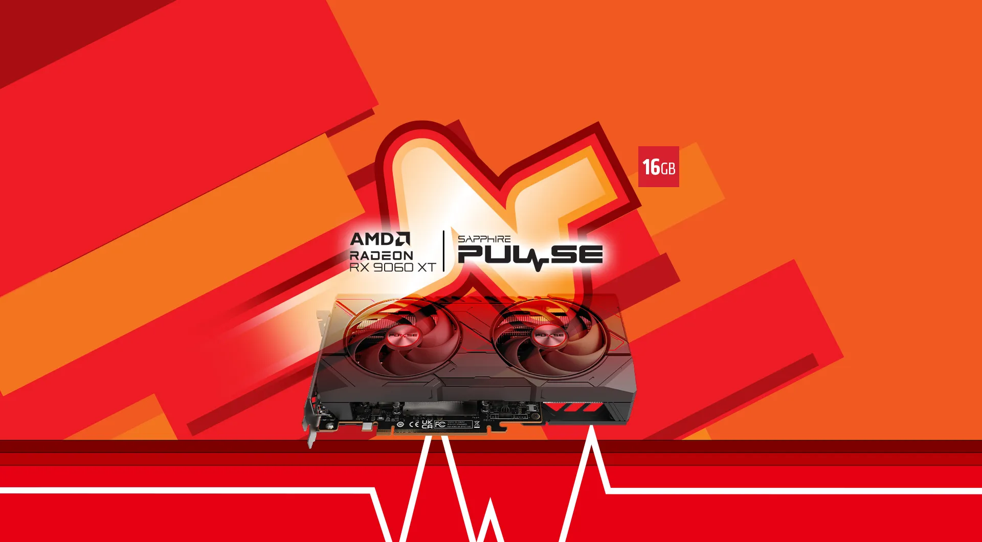 Sapphire PULSE AMD Radeon™ RX 9060 XT 16GB GPU overview 1