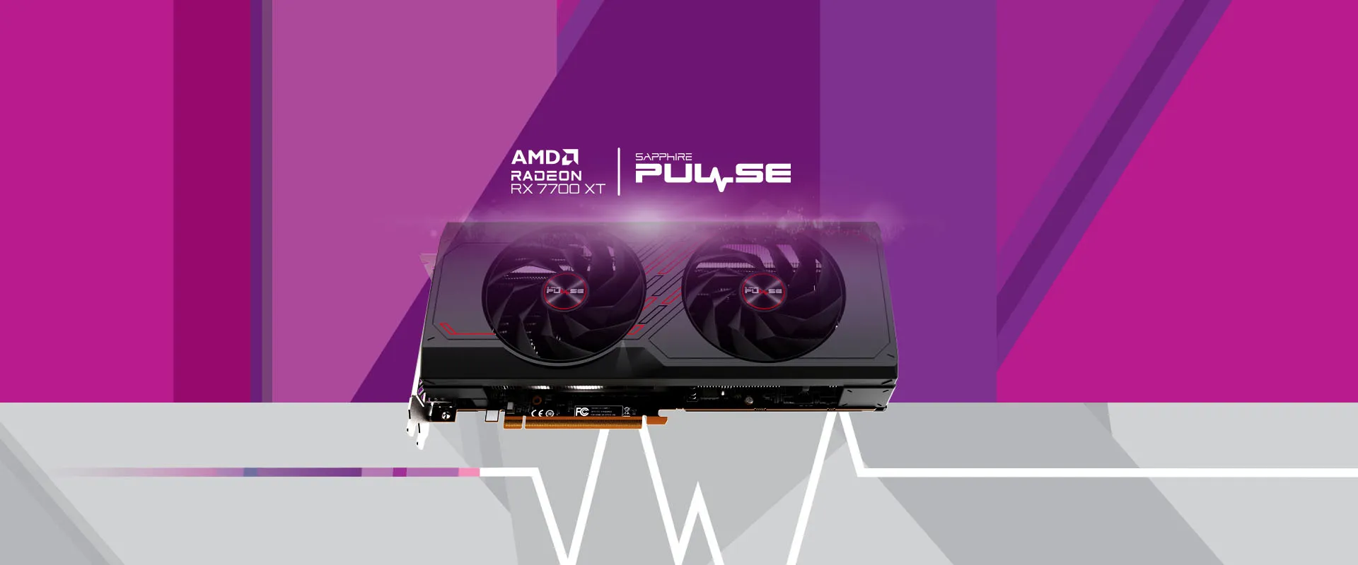 Sapphire Pulse Radeon RX 7700 XT 12GB Gaming Graphics Card overview 1