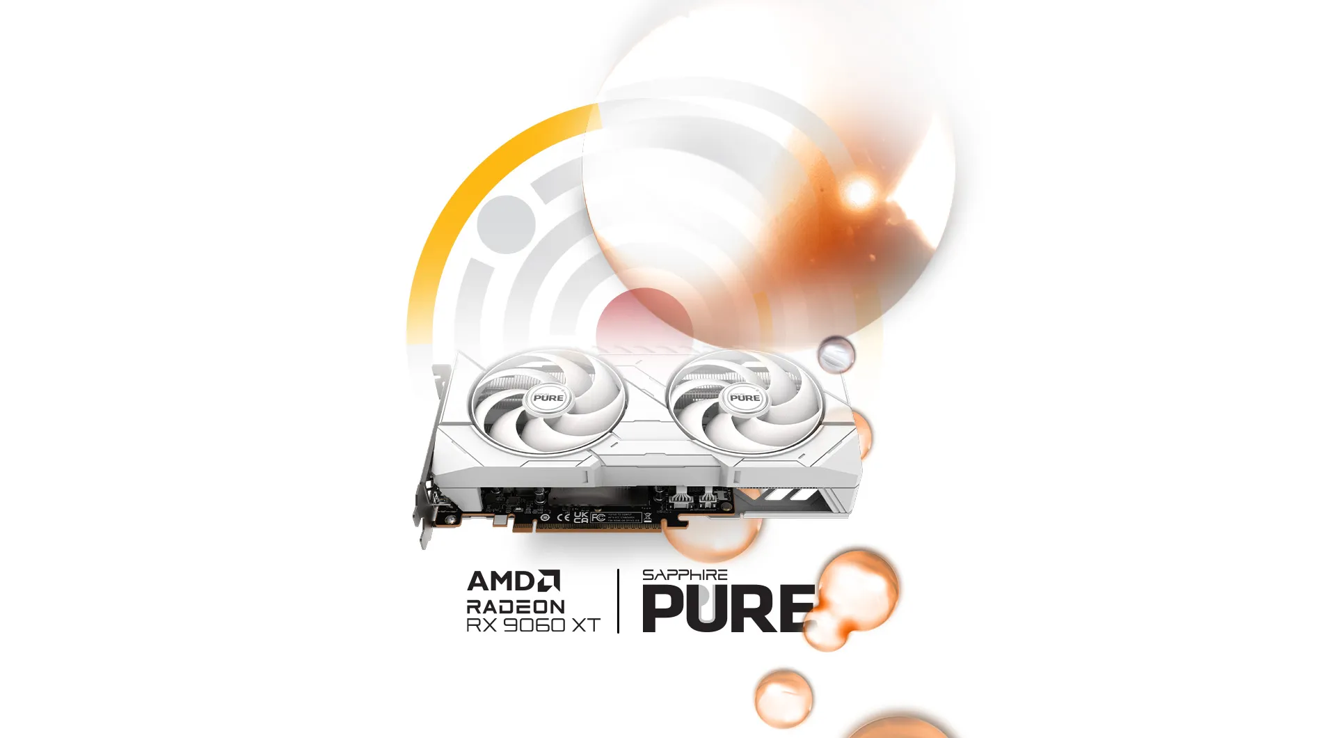 Sapphire Pure RX 9060 XT OC 16GB GDDR6 Graphics Card overview 1