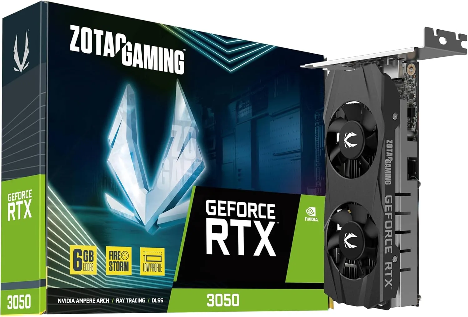 ZOTAC GAMING GeForce RTX 3050 6GB GDDR6 Low-Profile Graphic Card overview 1