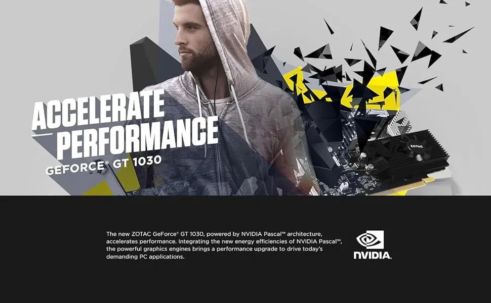 Zotac GT 1030 2GB GDDR5 Graphics Card overview 1