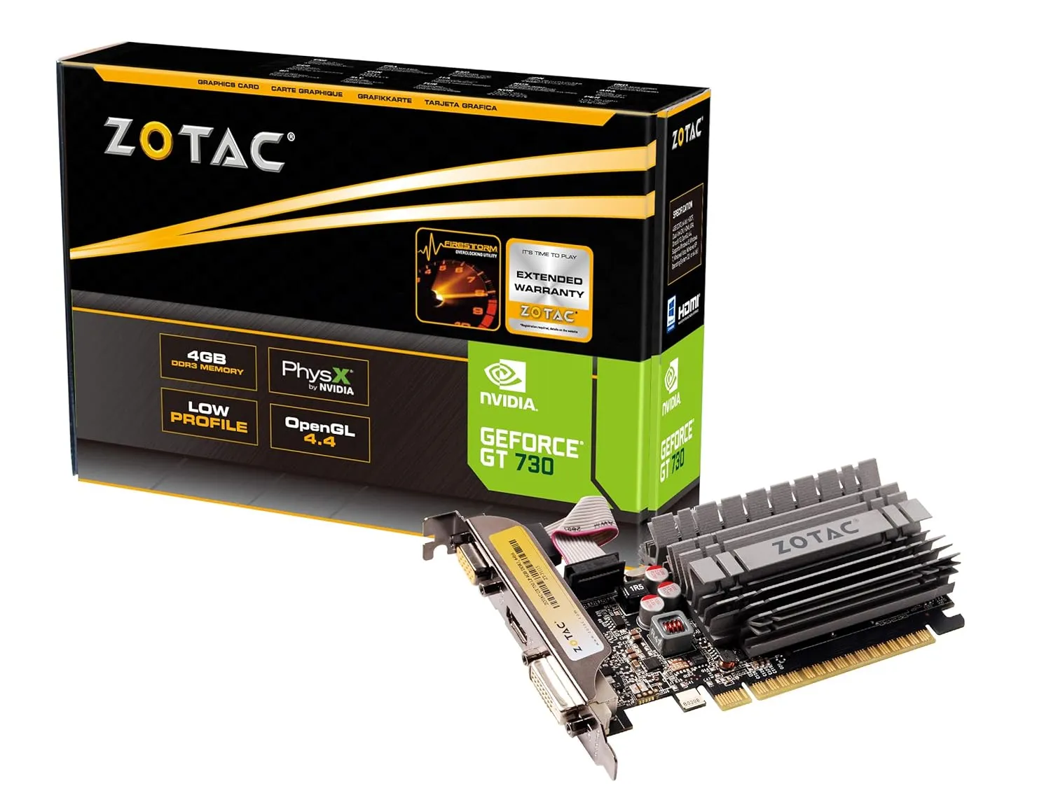 Zotac GT 730 4GB DDR3 Zone Edition Graphic Card overview 1