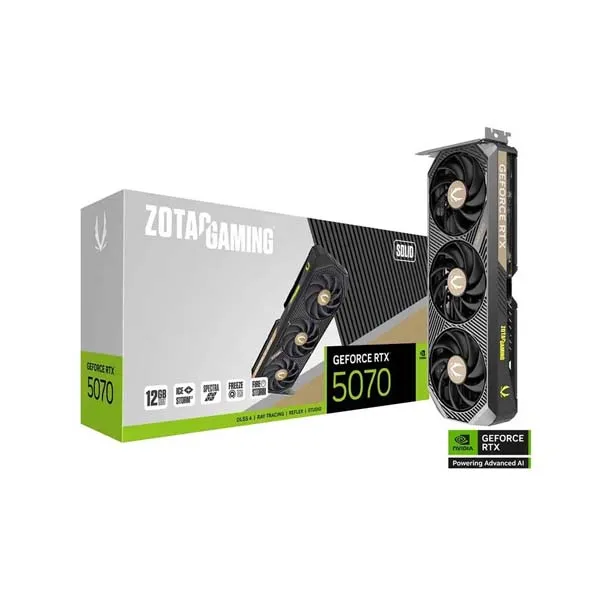 Zotac Gaming RTX 5070 Solid 12GB GDDR7 Graphics Card
