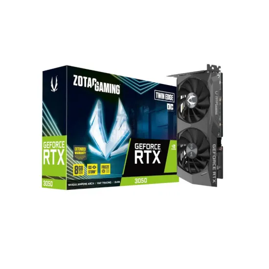 Zotac RTX 3050 Twin Edge OC LHR 8GB Gaming Graphics Card overview 1