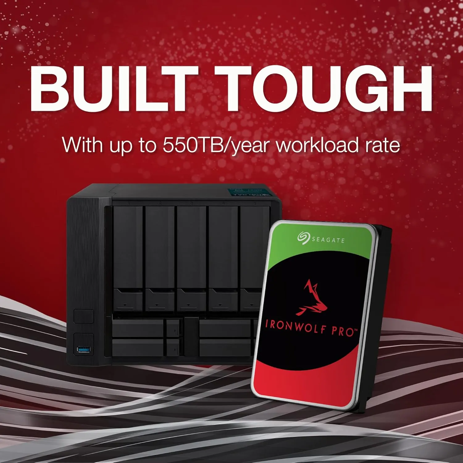 Seagate 20TB IronWolf Pro 7200 rpm SATA III 3.5" Internal NAS HDD overview 2