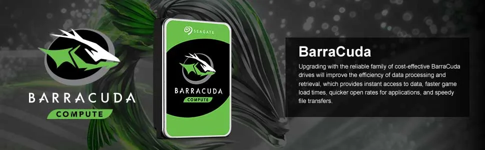 Seagate BarraCuda 1TB 3.5 inch SATA Hard Drive overview 1