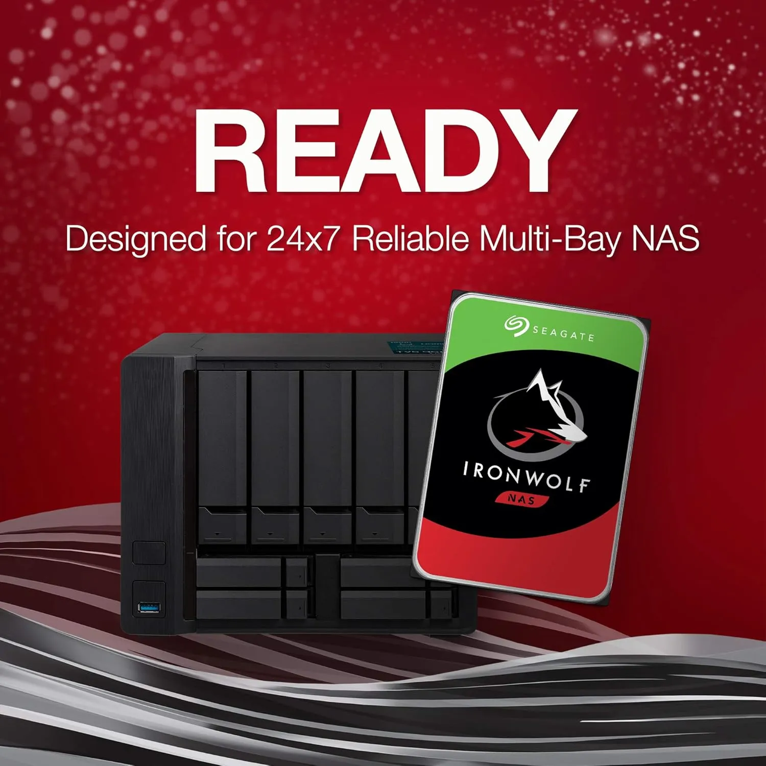 Seagate IronWolf 10TB 3.5 inch SATA NAS Hard Drive overview 2