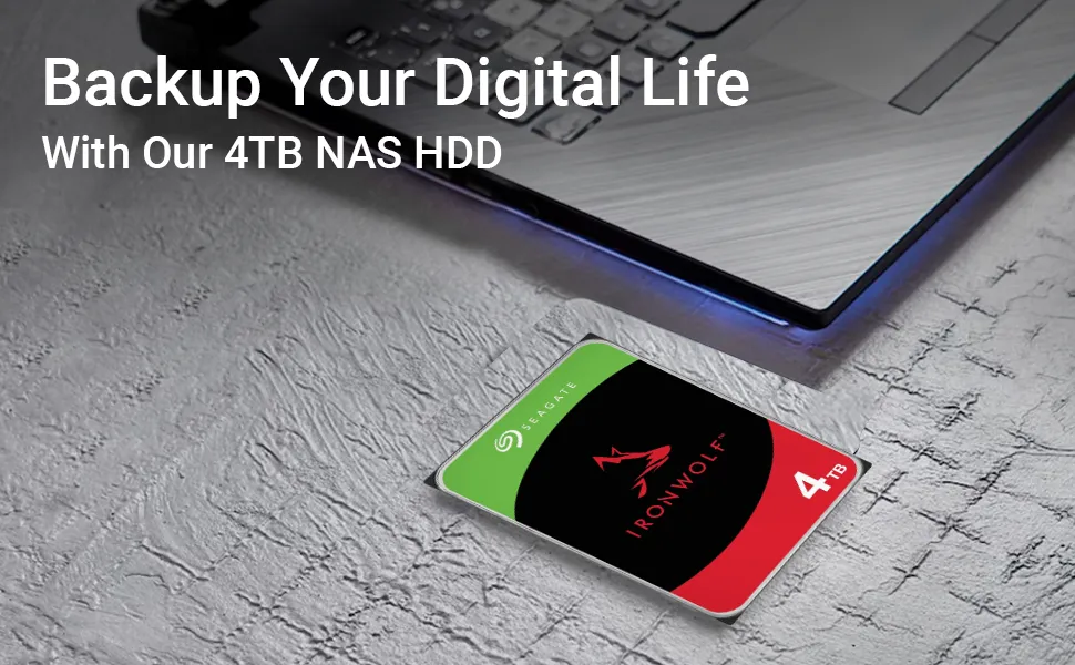 Seagate IronWolf 4TB 3.5 inch SATA NAS Hard Drive overview 10