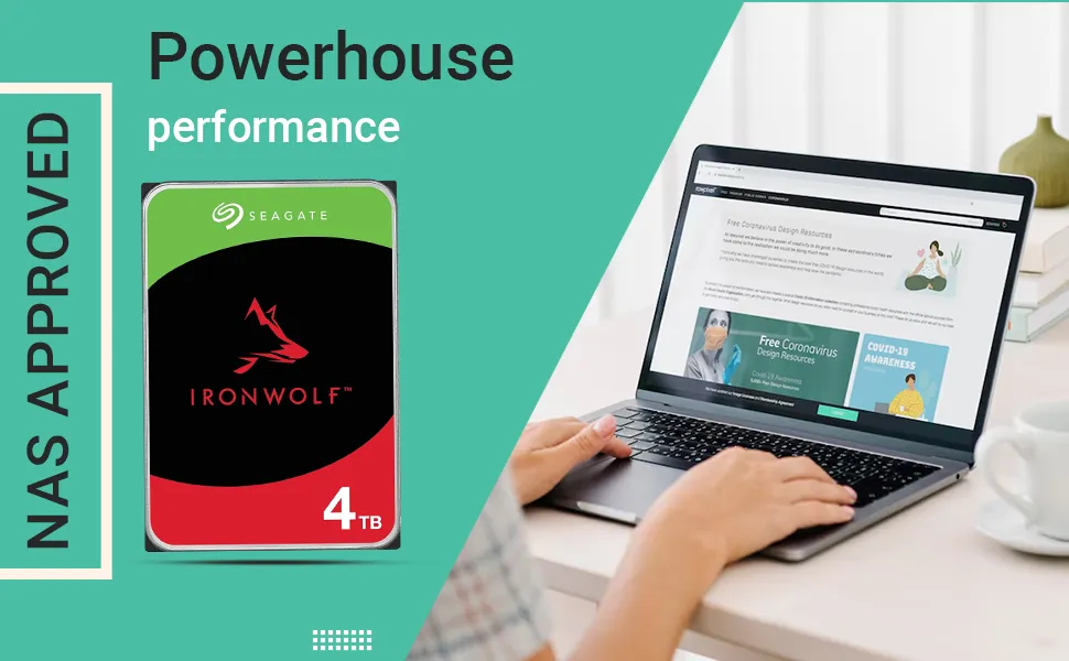 Seagate IronWolf 4TB 3.5 inch SATA NAS Hard Drive overview 6