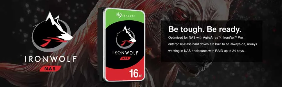 Seagate IronWolf 8TB 3.5 inch SATA NAS Hard Drive overview 1