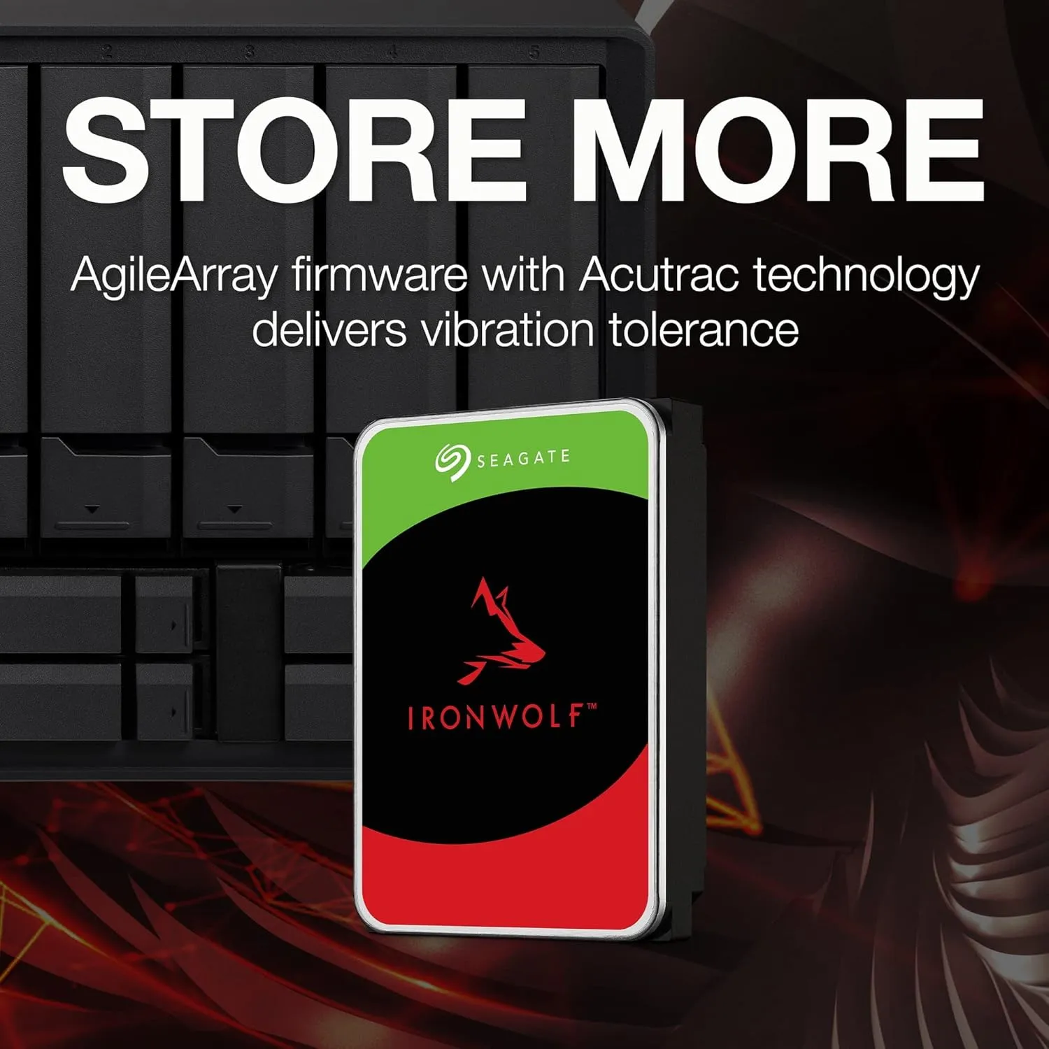 Seagate IronWolf 8TB 3.5 inch SATA NAS Hard Drive overview 2