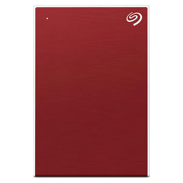 Seagate One Touch 2TB External Hard Drive with Password Protection (Red)