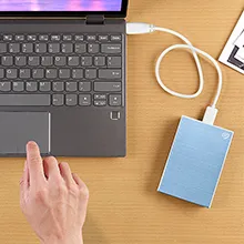 Seagate One Touch 4TB External Hard Drive with Password Protection (Space Gray) overview 4